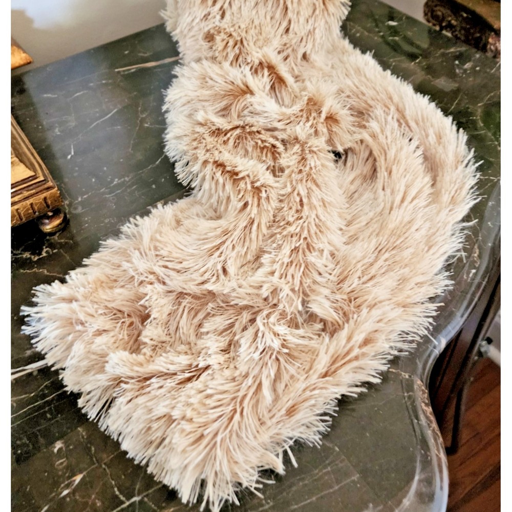 Gold Medal International Beige Faux Fur Infinity Scarf Neck Warmer - Picture 8 of 9